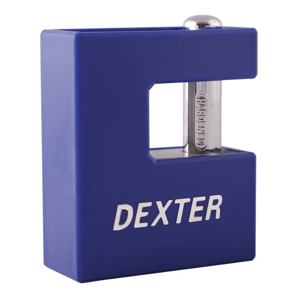 211868 Candado metalico 70mm llave tradicional antipalanca azul Dexter