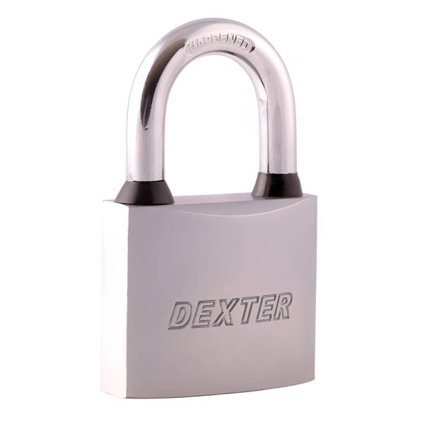 211870 Candado metalico 40mm llave de puntos gancho corto satinado en blister Dexter