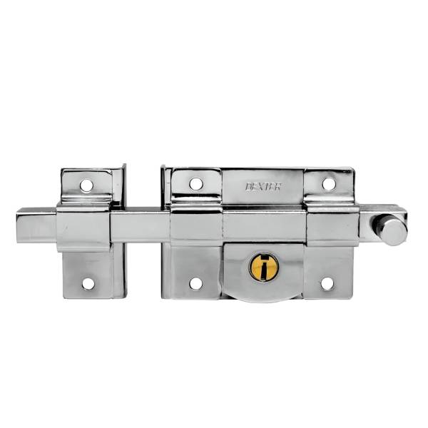 211886 Cerradura barra fija izquierda llave tradicional cromada caja Dexter