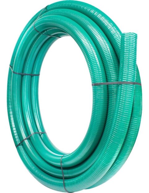 Manguera de succión PVC verde Boro MSV.2".30 de 2 pulgadas
