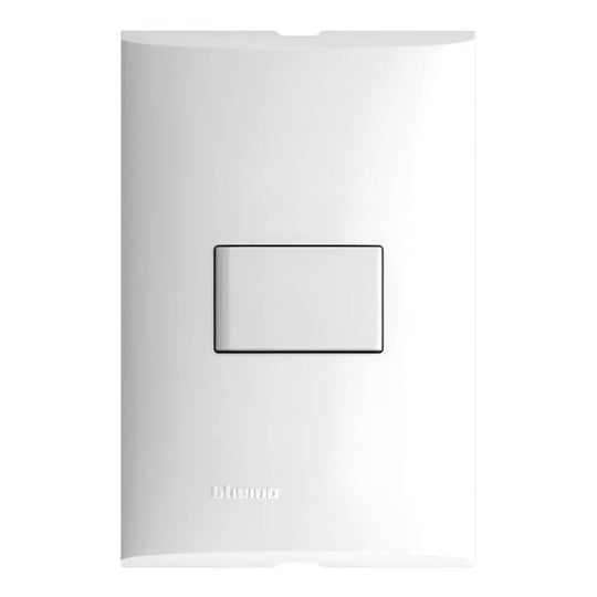 212325 Placa 1 ventana con apagador escalera blanco Forza Bticino
