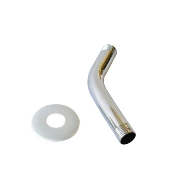 213213 Brazo para regadera standard de acero inoxidable cromada BRCV Vianti