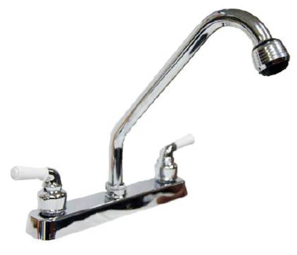 213242 Mezcladora fregadero zinc tipo standard maneral palanca 1/4 de vuelta cromada MFVZ002 Vianti