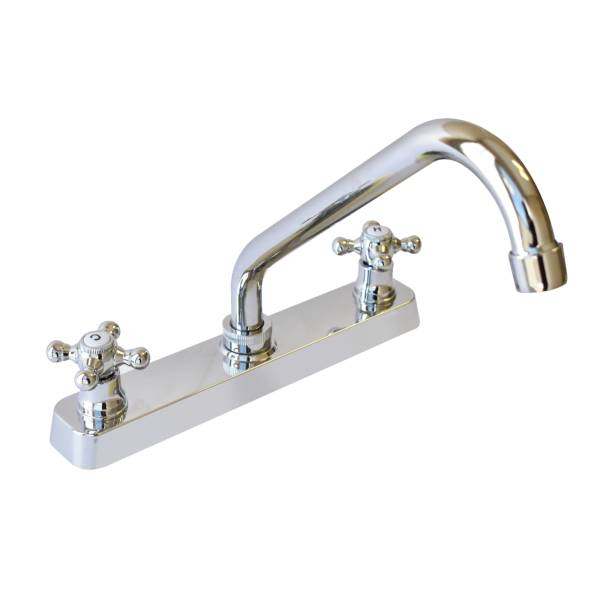 213245 Mezcladora fregadero zinc tipo standard maneral cruz cromada MFVZ005 Vianti