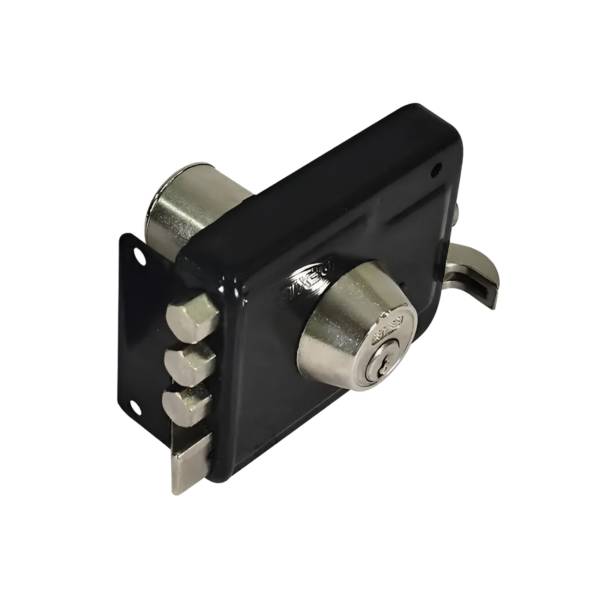 213389 Cerradura sobreponer izquierda negra montafacil 3 barras Dexter