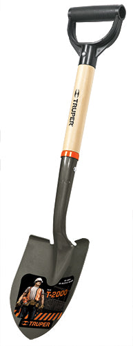 2135 Pala cajuelera redonda mango de madera puño "D" Truper
