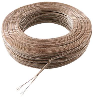 213592 Cable para bocina transparente 18awg 100m Kley