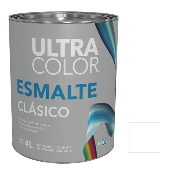 214858 Esmalte linea clasica blanco 4.0l ultracolor
