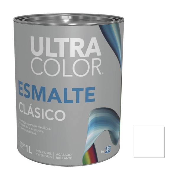 214864 Esmalte linea clasica blanco 1.0l ultracolor