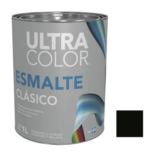 214865 Esmalte linea clasica negro 1.0l ultracolor
