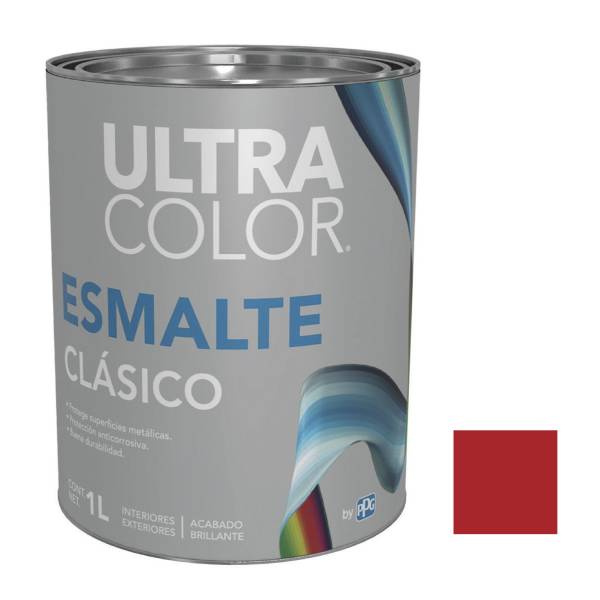 214867 Esmalte linea clasica rojo 1.0l ultracolor