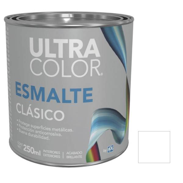 214870 Esmalte linea clasica blanco 0.25l ultracolor