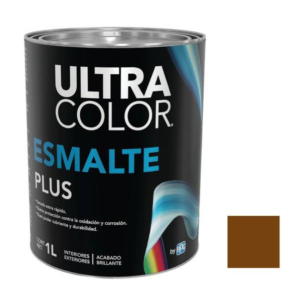 214877 Esmalte linea plus cafe 1.0l ultracolor