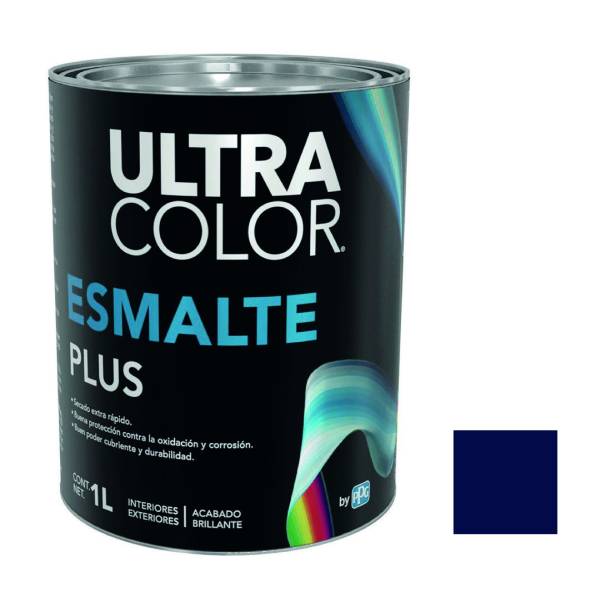 214883 Esmalte linea plus azul marino 1.0l ultracolor