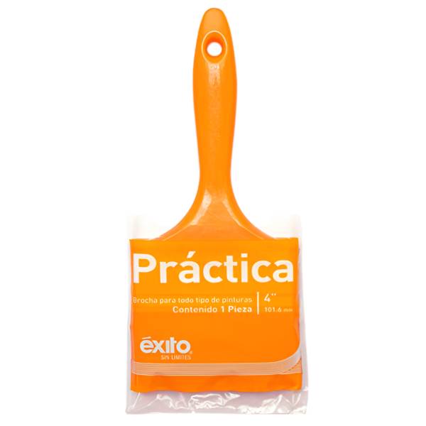 214907 Brocha practica 110mm 4" Exito