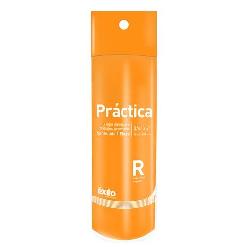 214919 Repuesto para rodillo liso 9" x 3/8" poliester Practica Exito