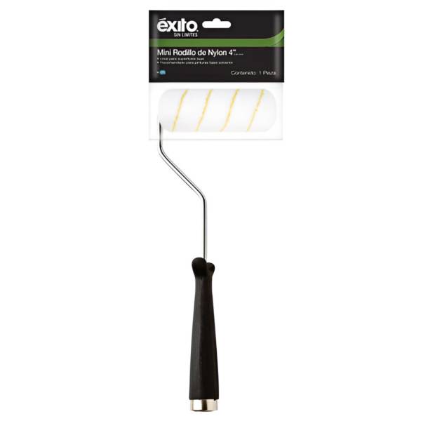 214927 Rodillo mini nylon 4" practica Exito
