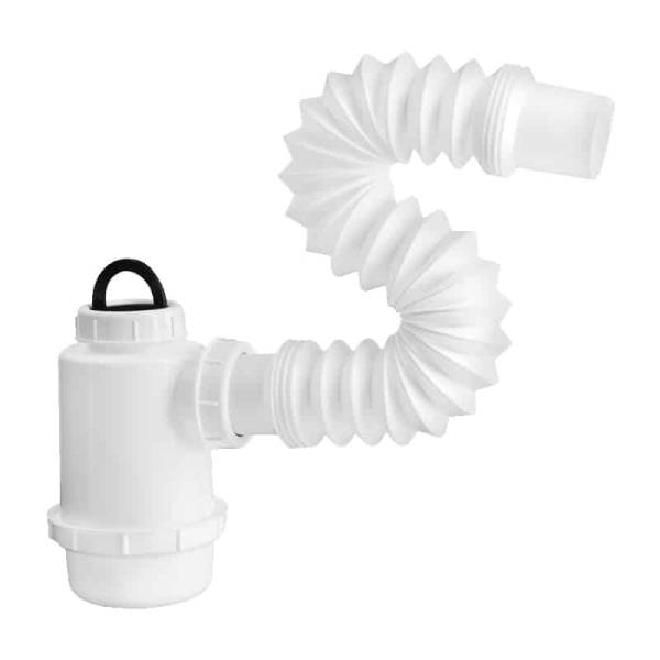 215220 Media trampa para lavabo y fregadero flexible con registro 2307 Fleximatic