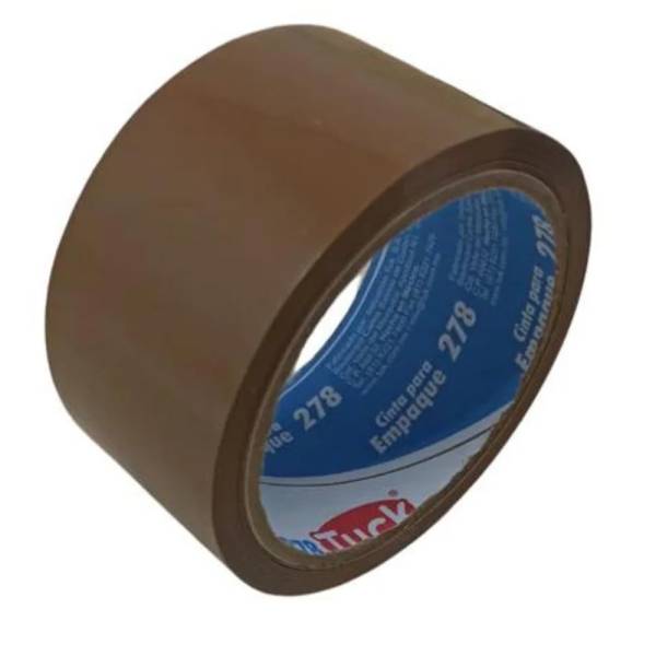 215326 Cinta de empaque canela 48mm x 100mt adhesivo acrilico 278 Tuk