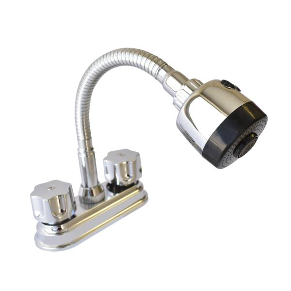 215498 Mezcladora lavabo zinc tipo flexible maneral standard cromada MLVZ009 Vianti