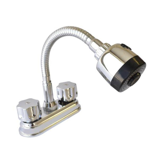 215498 Mezcladora lavabo zinc tipo flexible maneral standard cromada MLVZ009 Vianti