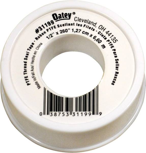 216064 Cinta de teflon 013mm 1/2" x 06.6mts 31199 Oatey