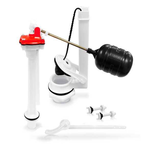 224670 Juego de herrajes para sanitario plasticos de 2" Segurimax 9600 Fama