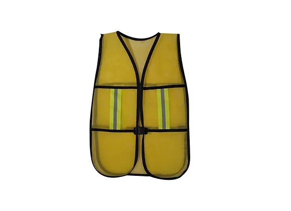 224913 Chaleco de seguridad de malla con reflejante amarillo By Lack