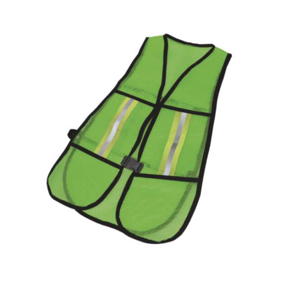 224920 Chaleco de seguridad de malla con reflejante verde By Lack