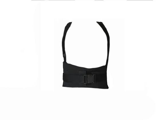 224959 Faja con tirantes y tercer cinturon con broche extra grande By Lack