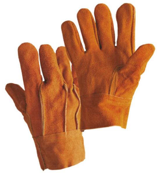 224975 Guante de carnaza corto unitalla By Lack