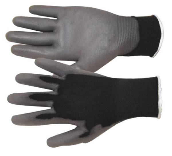 224979 Guante nylon palma/poliuretano gris extra largo By Lack