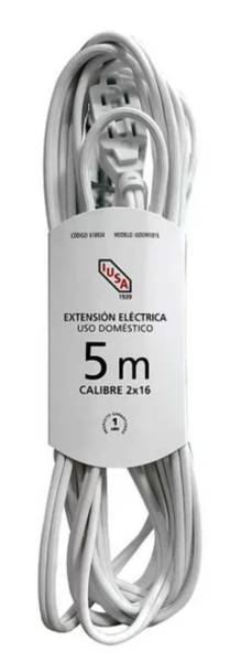 226058 Extension domestica blanca 05mts 618934 Iusa