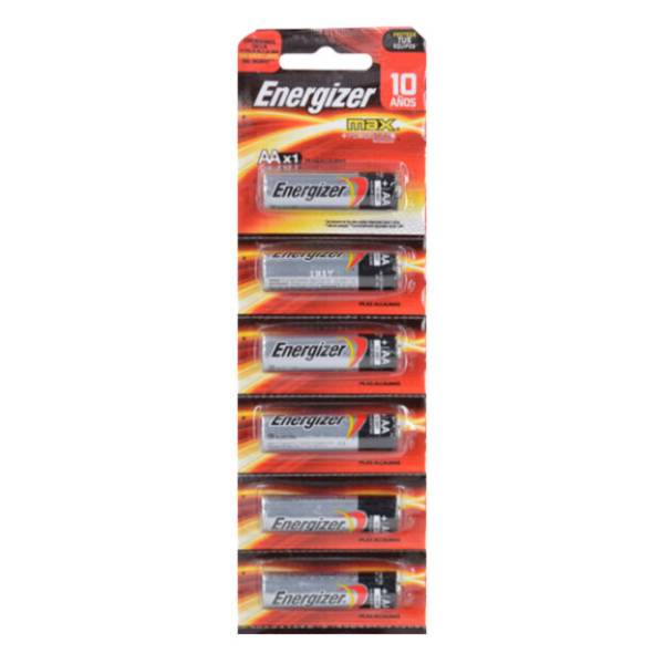 226814 Pila alcalina AA tira con 6 pz e91bp1x6 energizer