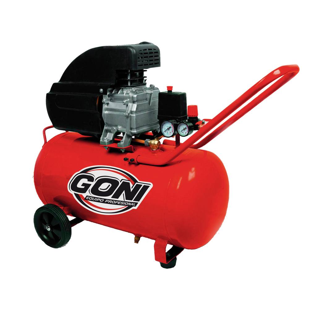 Compresor de aire Goni 977 horizontal de 50 litros y 3.5 hp