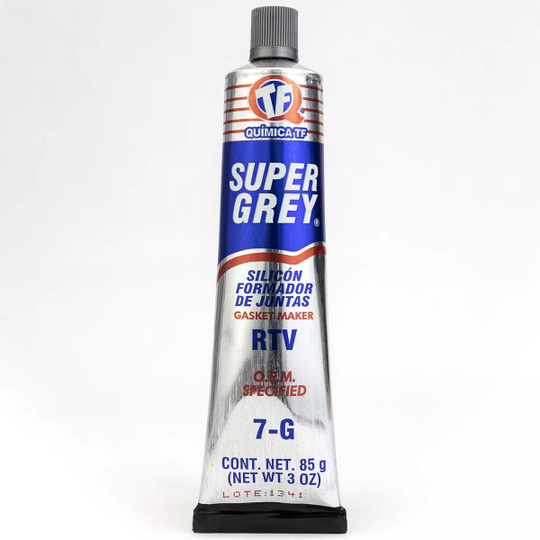 227622 Silicon alta temperatura RTV blister 085gr gris Super Grey Qtf