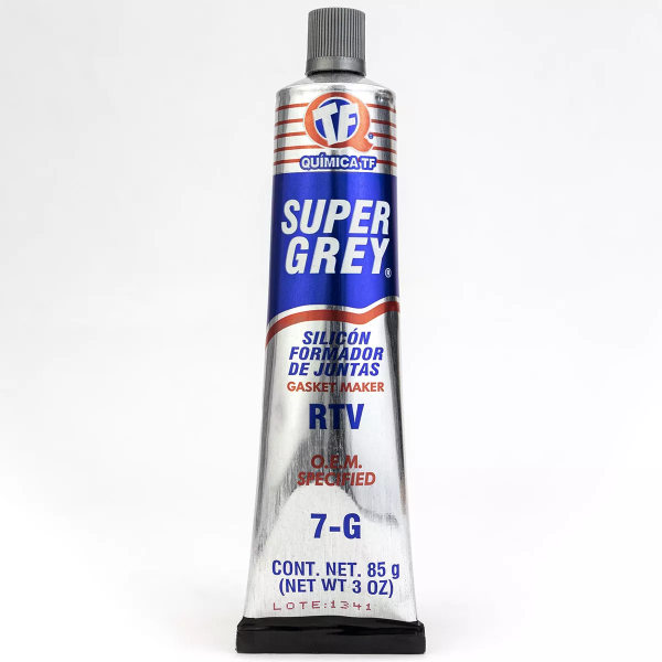 227622 Silicon alta temperatura RTV blister 085gr gris Super Grey Qtf