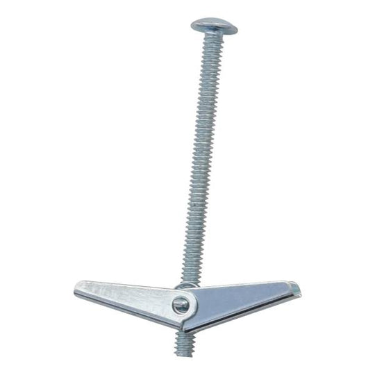 228158 Sujetador mariposa galvanizado con tornillo 3/16" x 3" con 50pz Vianti