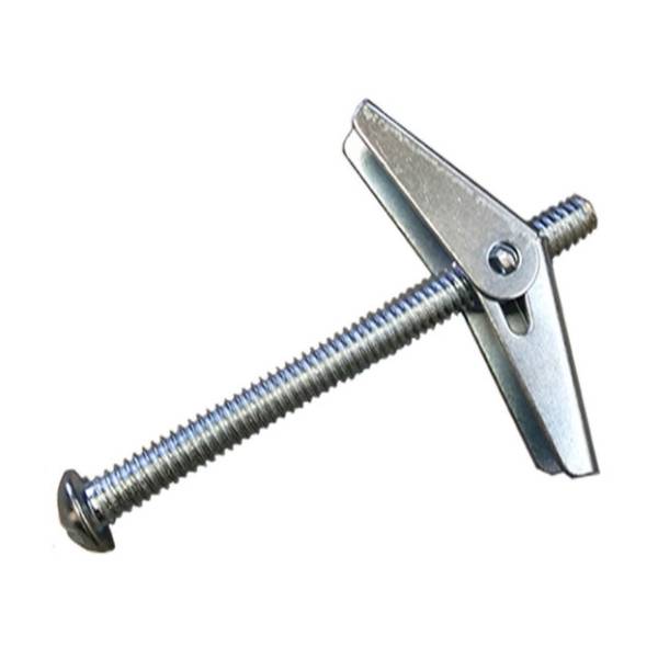 228159 Sujetador mariposa galvanizado con tornillo 1/4" x 3" con 50pz Vianti