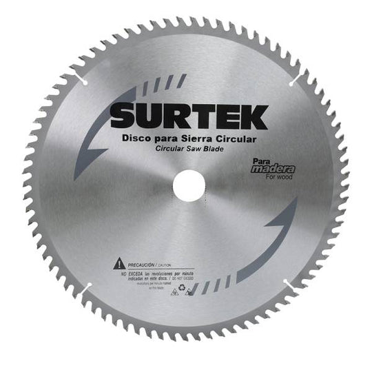 230006 Sierra para madera con 24 dientes de carburo 7-1/4x5/8 120601 Surtek