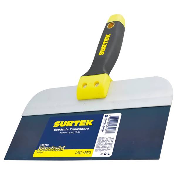 231053 Espatula tapizadora acero 12" mango de plastico 123112 Surtek