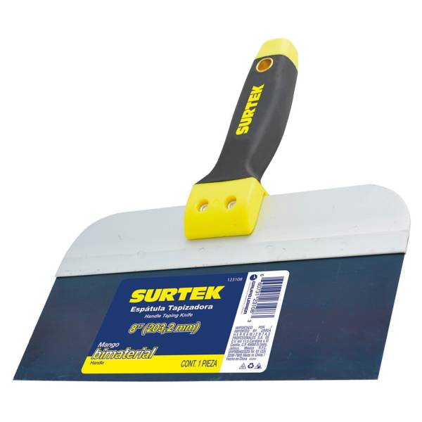 231054 Espatula tapizadora acero 8" mango de plastico 123108 Surtek