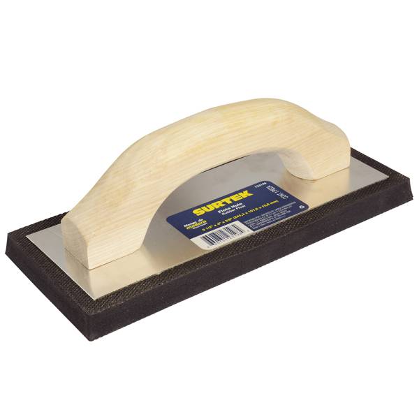 231226 Flota hule 9-1/2" espesor 5/8" mango de madera 123198 Surtek