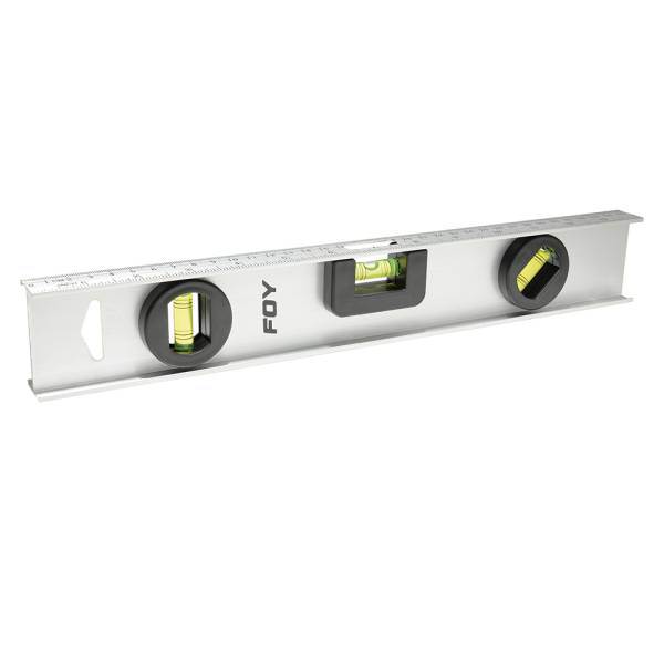 231506 Nivel aluminio 3 gotas 14" 142601 FOY