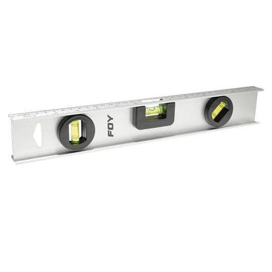 231507 Nivel aluminio 3 gotas 18" 142602 FOY