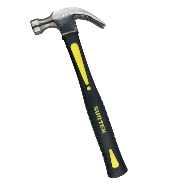 231670 Martillo uña curva mango fibra de vidrio 16oz 416F Surtek