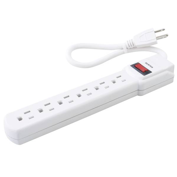 232632 Multicontacto con cable 50cm 06 contactos con indicador Surtek