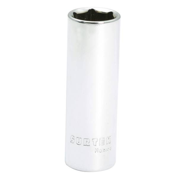 232665 Dado largo cuadro 1/4" hexagonal 08mm Surtek