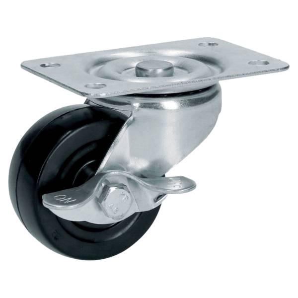 233554 Rodaja hule 2-1/2" placa giratoria con freno Surtek