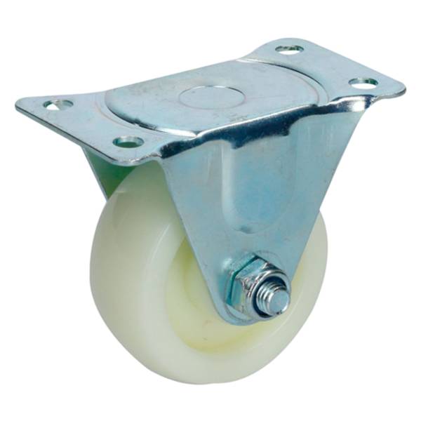 233566 Rodaja polipropileno blanca 3" placa fija Surtek